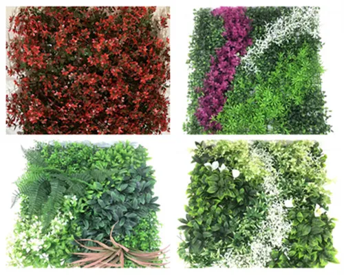 Abilități de potrivire a peretelui artificial de iarbă și a plantelor agățate artificiale