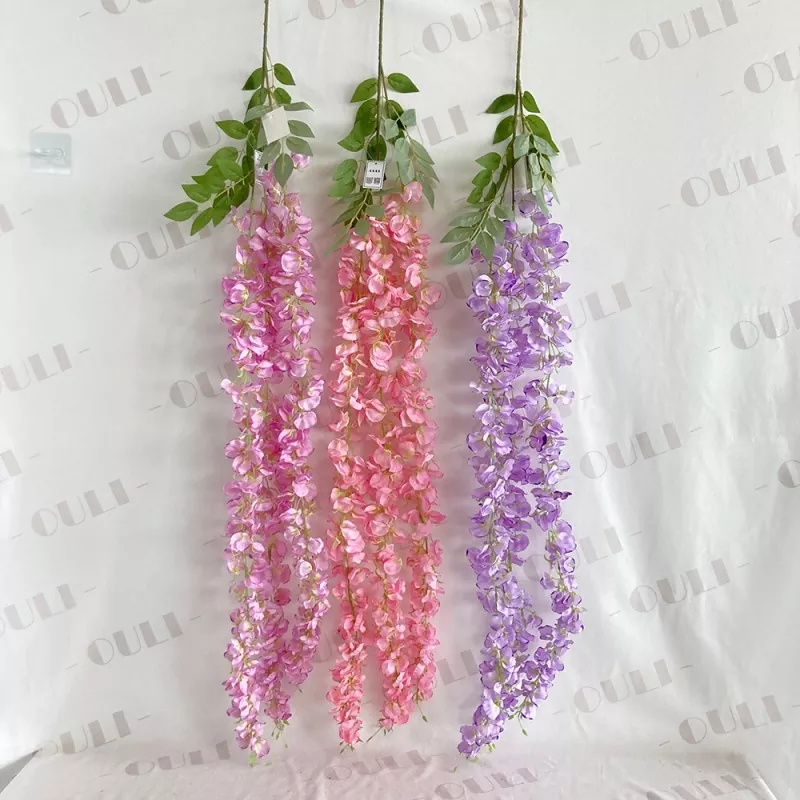 3 furci Flori artificiale Wisteria