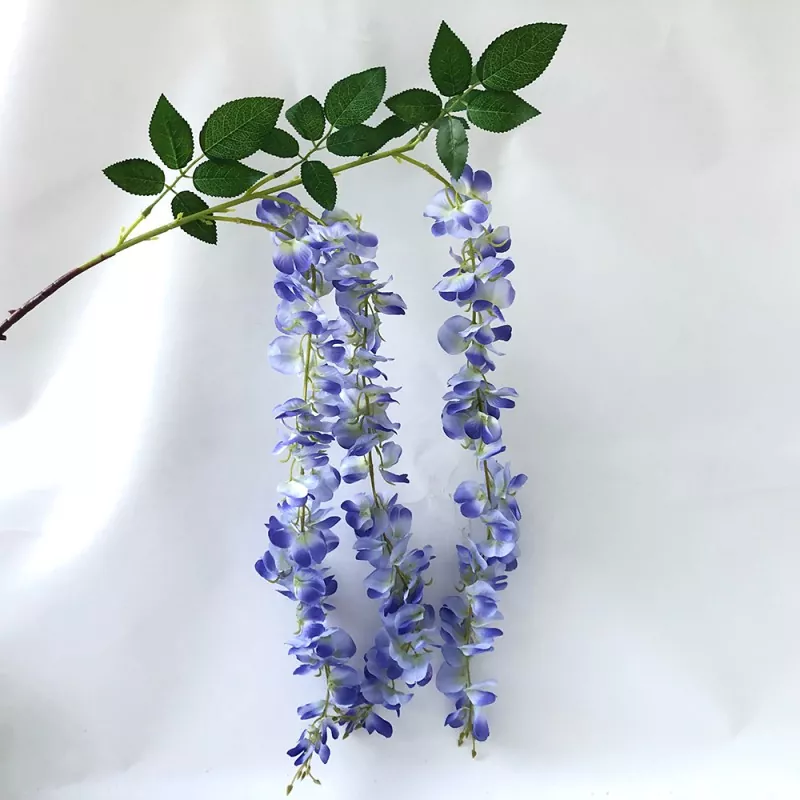 Flori artificiale de mătase cu viță de mătase wisteria
