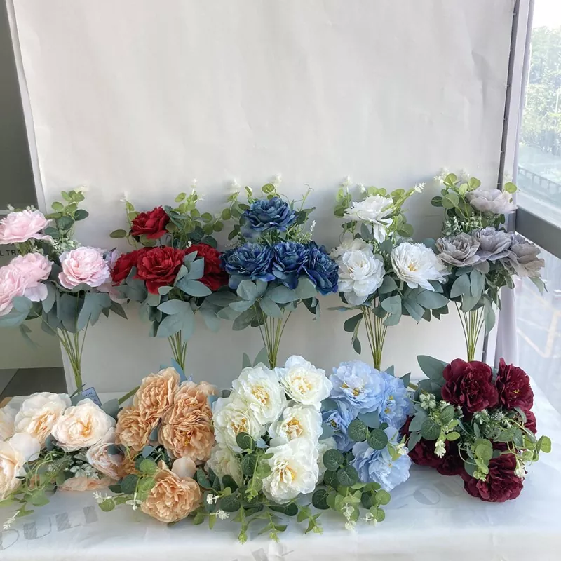 Eucalipt lasă buchet de bujor fals