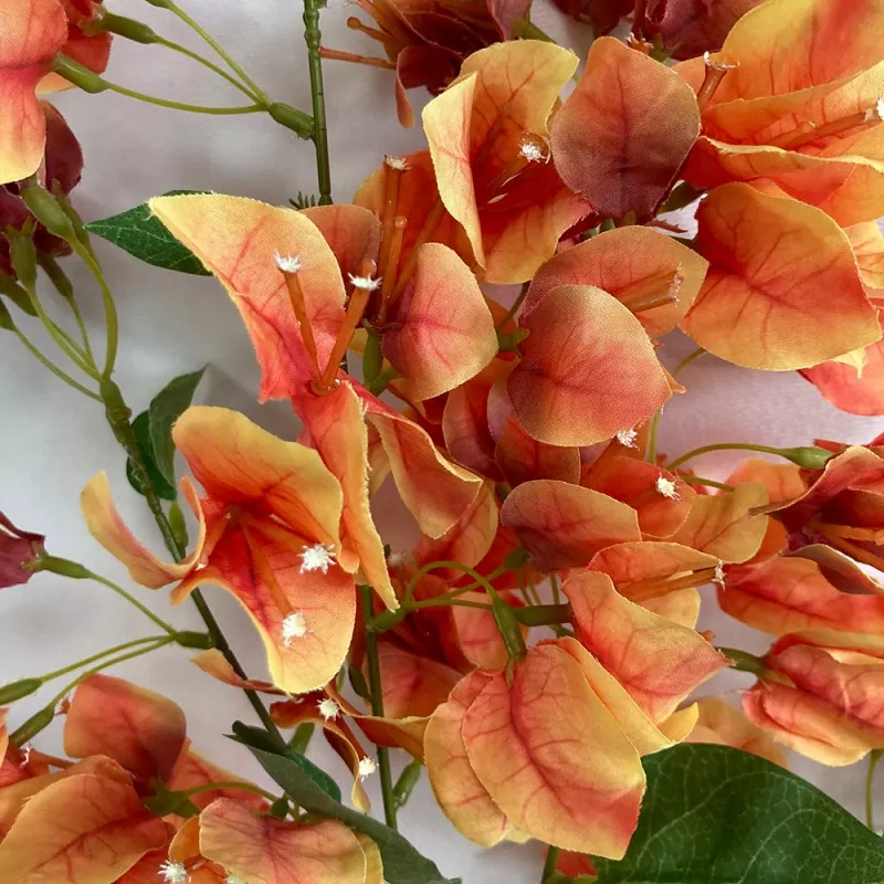 silk bougainvillea cascading basket 