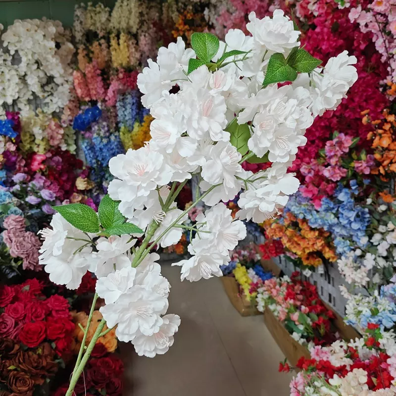 Flori artificiale de flori de cireș alb
